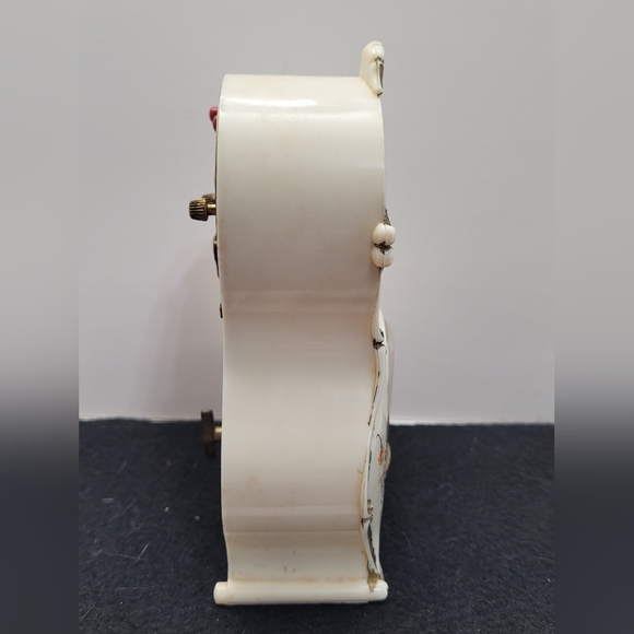 Rensie German dancing ballerina grandfather style musical mantle clock - Picture 6 of 12